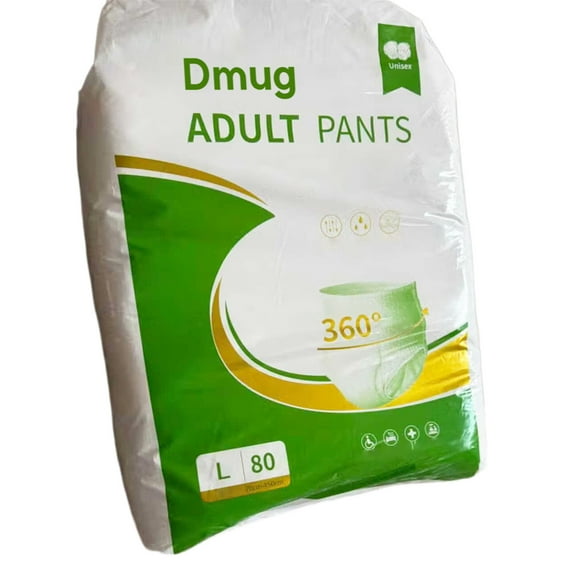 Dmug Disposable adult diapers, Incontinence Underwear for Men, Disposable, Maximum Absorbency
