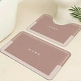 thumbnail image 1 of Dmuso 2 Pack Bathroom Rug Set, Absorbent Diatomaceous Earth Bathroom Rugs, Quick Dry Non Slip Thin Hard Bath Mat for Bathroom Floor, Tub and Shower(16"x20"+16"x24"), 1 of 6