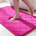 thumbnail image 1 of Dmuso Bath Mat, Extra Soft Bathroom Rugs with Rubber Backing, Quick Dry, Non Slip, Absorbent Bath Mats for Bathroom Floor, Tub and Shower, 16"x24", 1 of 8