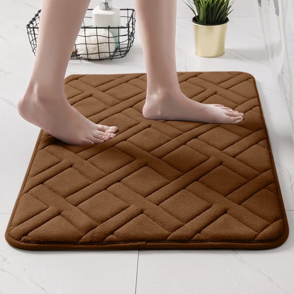 Dmuso Bath Mat, Extra Soft Bathroom Rugs with Rubber Backing, Quick Dry ...