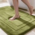 thumbnail image 1 of Dmuso Bath Mat, Soft Memory Foam Bathroom Rugs with Rubber Backing, Quick Dry, Non Slip, Absorbent Bath Mats for Bathroom Floor, Tub and Shower, 16"x24", 1 of 8