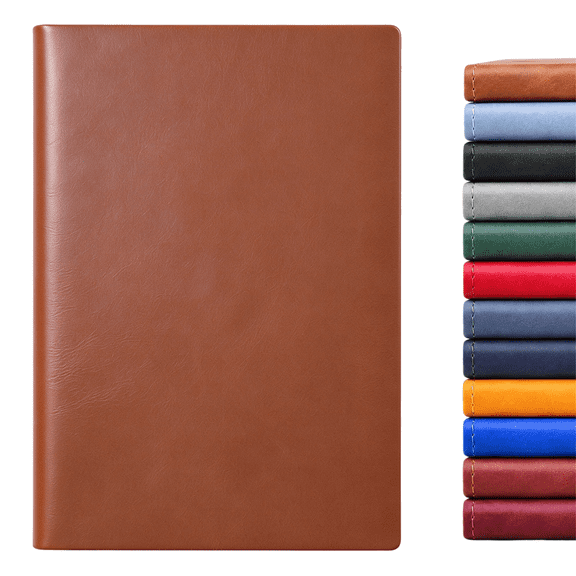 Dmuso Journal Notebook, Leather Hardcover Notebook, A5 Medium Size Journal Notebooks for Women & Men, Journaling, Writing, Work & Office Supplies