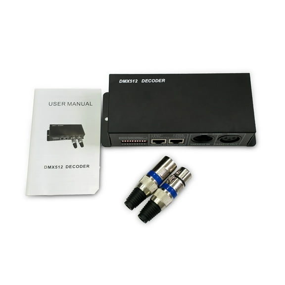 Dmx Led Decoder Controller Led DMX 512 Dimmer Driver RGBW LED Strip Light Controller Input 12V-24V DC