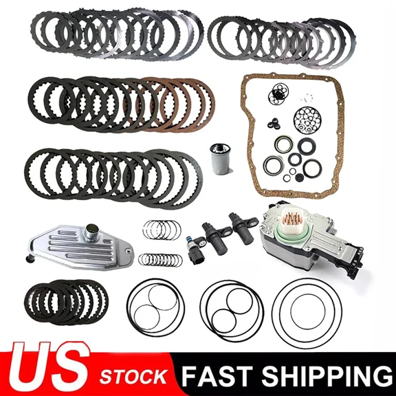 Dmzosmd 45RFE 545RFE 65RFE Super Master Rebuild Kit w/4WD Filter Friction Steel for Dodge Ram Jeep for Dodge; Jeep; Chrysler; Ram; Mitsubishi Ram 1500/2500/3500; Dakota; Durango; Wrangler; Grand C