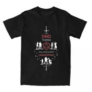 DnD Dice D20 Game Men Women T Shirts Dungeon Dragon Apparel Fashion Tee Shirt T-Shirt 100% Cotton Gift Idea Clothes
