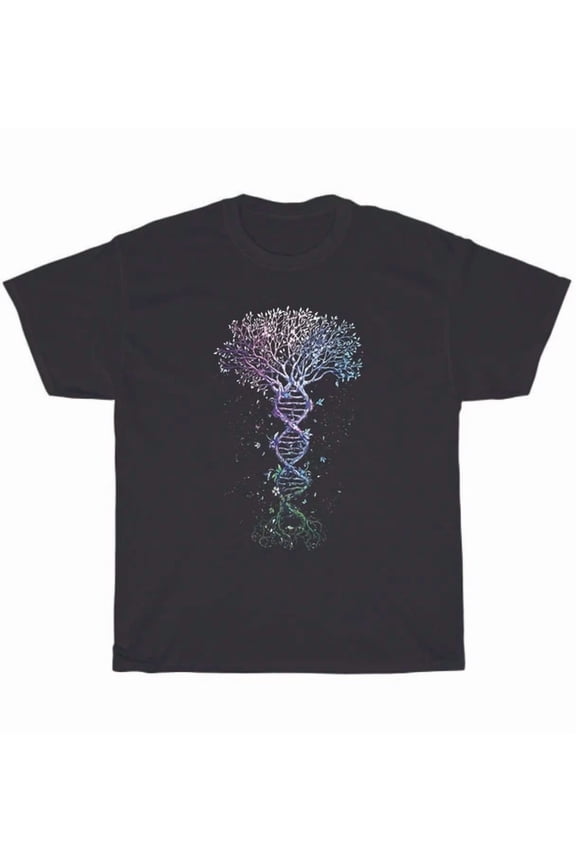 Dna Life Tree Science Genetics Biology Environment Lover T-Shirt Gift, Unisex T-Shirt