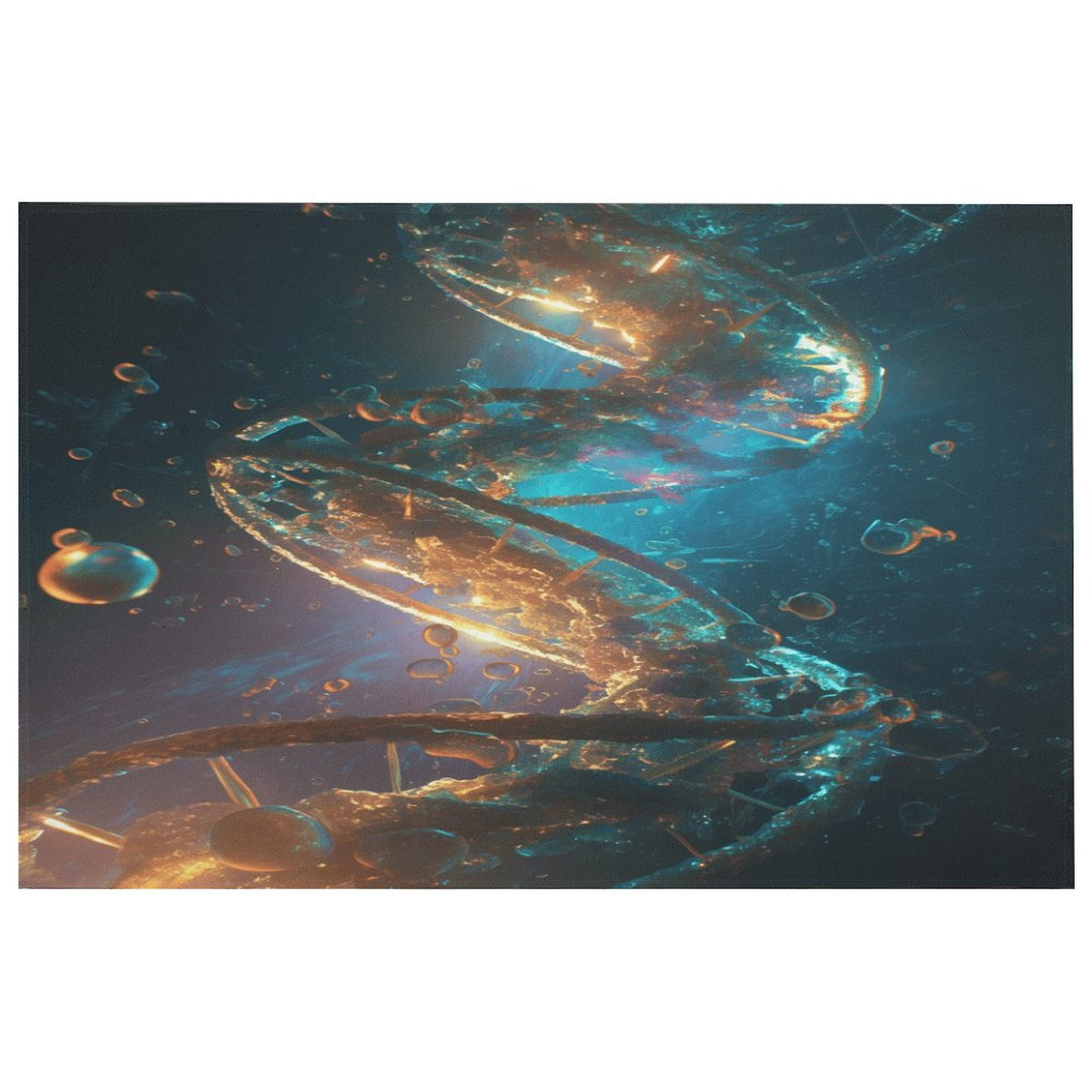 Dna Strand Adult Home Decor Bedroom Living Room Crystal Velvet Carpet ...