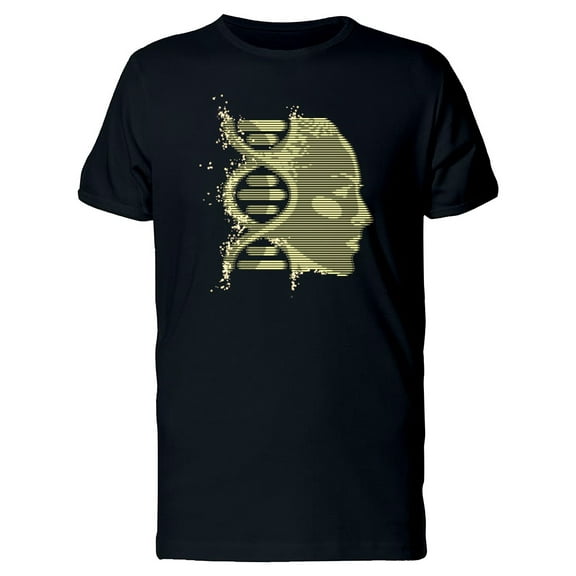 Dna With Face T-Shirt Men -Image by Shutterstock, Male Large