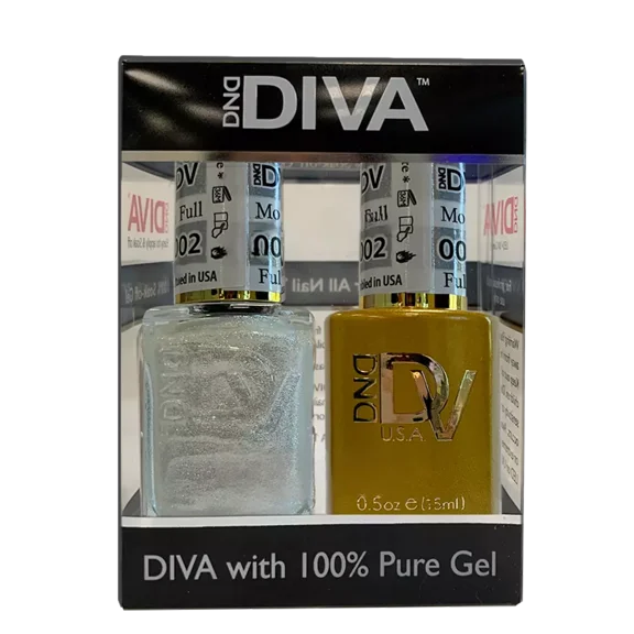 Dnd Diva Duo Gel & Matching Nail Polish - 002 Full Moon