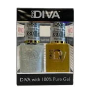 Dnd Diva Duo Gel & Matching Nail Polish - 003 Mercury Blues