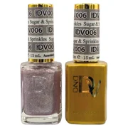 Dnd Diva Duo Gel & Matching Nail Polish - 006 Sugar & Sprinkles