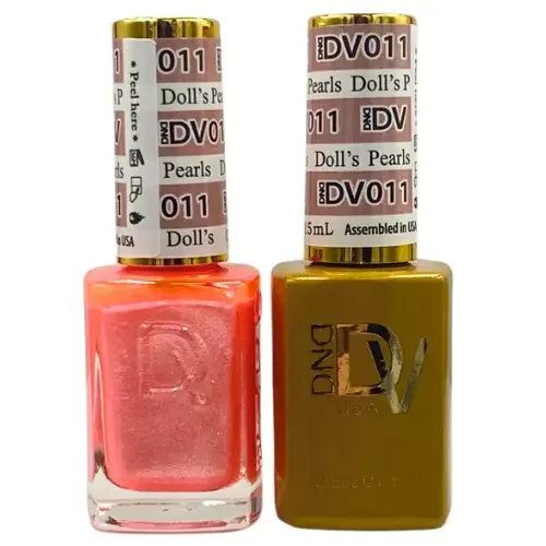 Dnd Diva Duo Gel & Matching Nail Polish - 011 Doll'S Pearls