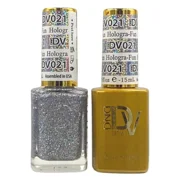 Dnd Diva Duo Gel & Matching Nail Polish - 021 Hologra-Fun