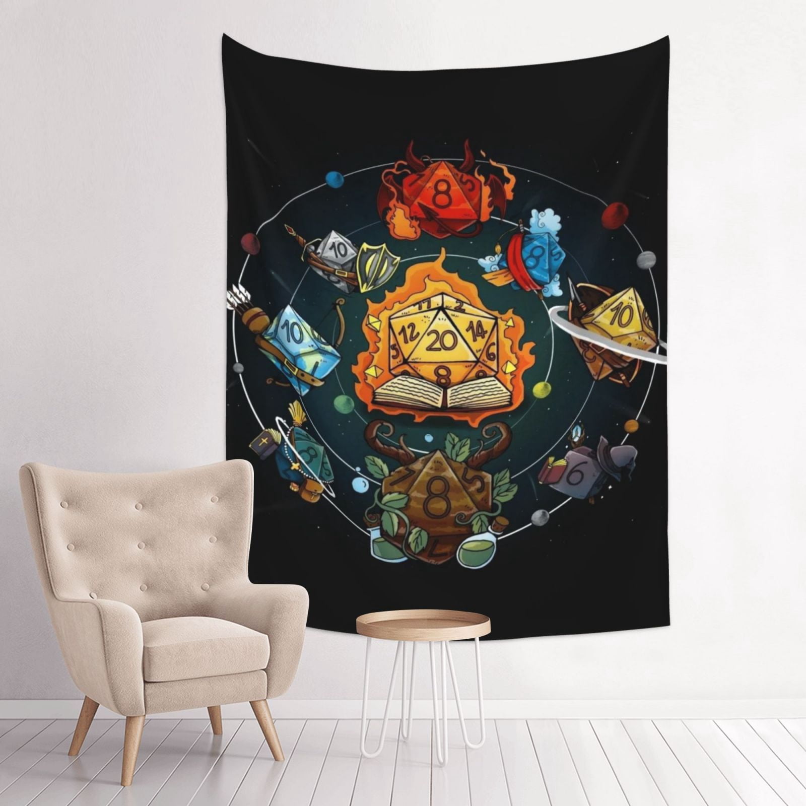 Dnd Dungeons And Dragons Wall Tapestry Anime Poster For Bedroom