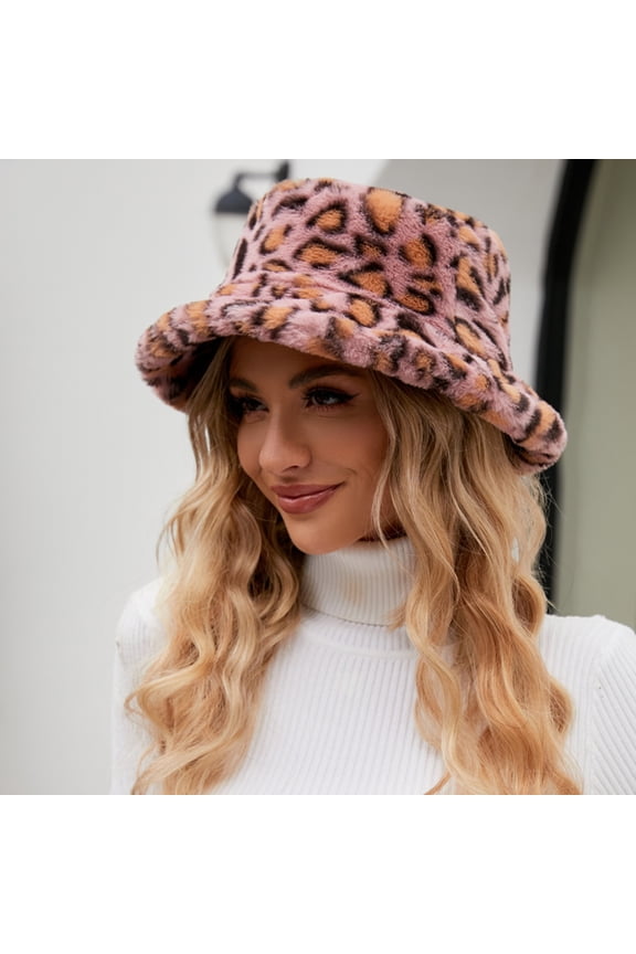 Clearance! Fuzzy Bucket Hat For Women Faux Superficial Knowledge Bucket Hat Fluffy Warm Soft Winter Fisherman Cap Furry Sun Hat Pink One Size Overstock Items Clearance All Prime