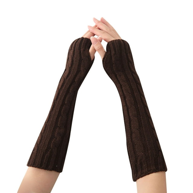 Dndkilg Driving Mitten for Women Thermal Half Finger Fingerless Ladies