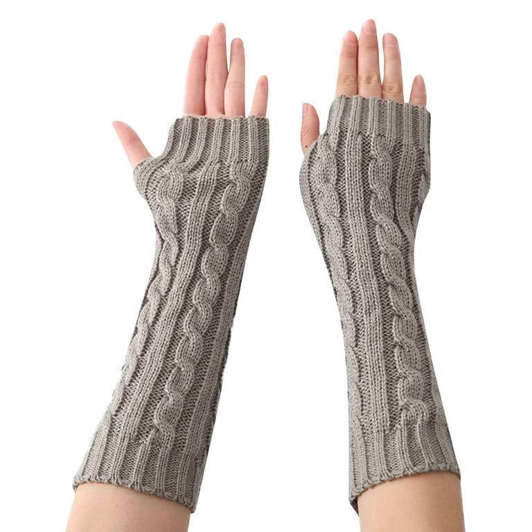 Dndkilg Hand Warmer Mitten for Women Warming Arm Warmer Adult Half