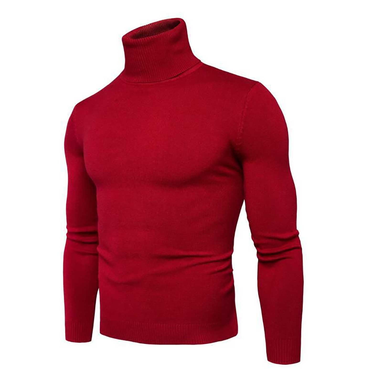 Dndkilg Big and Tall Mens Sweaters Slim Fit Lightweight Ribbed Long