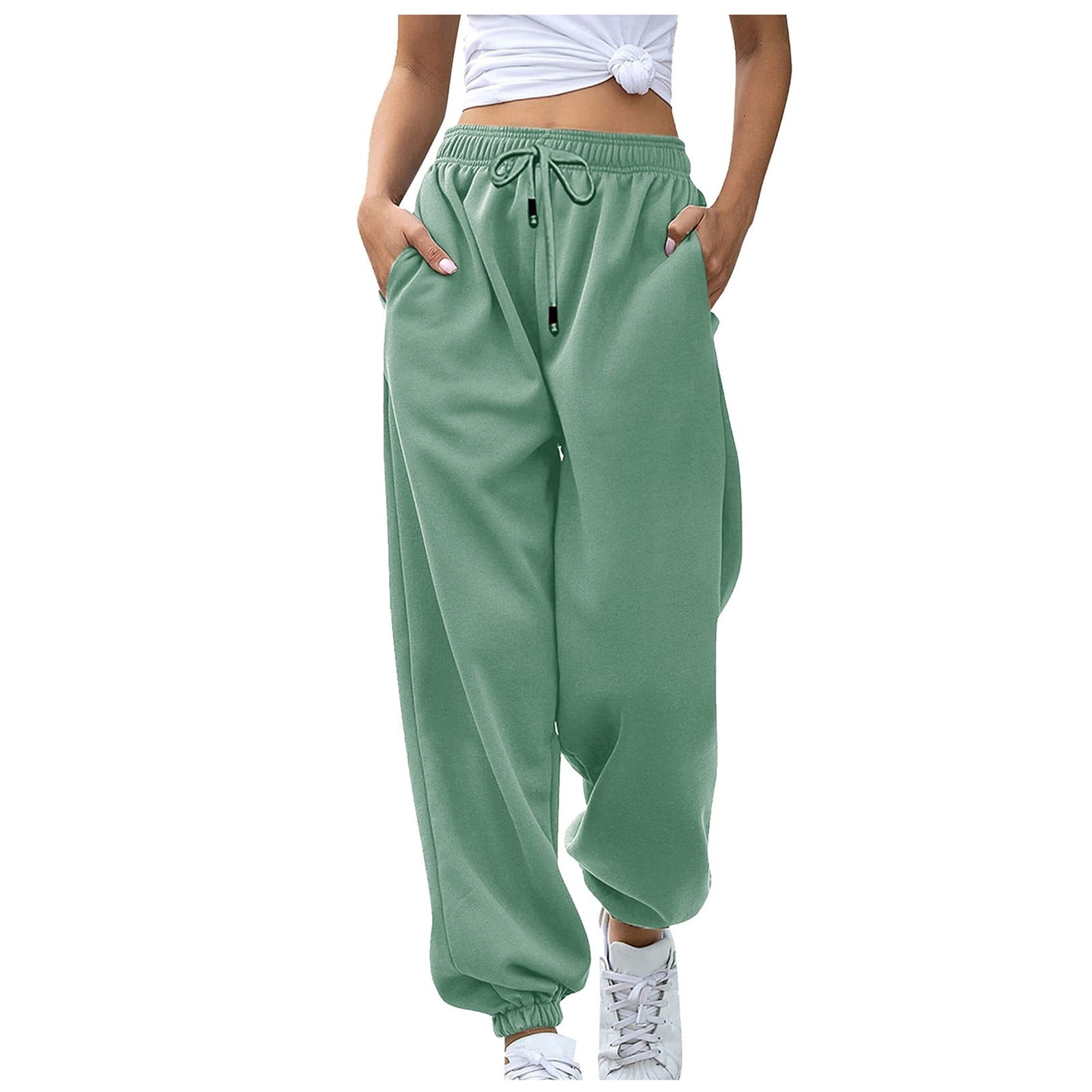 Womens Joggers With Pockets 2024 Trendy Baggy...