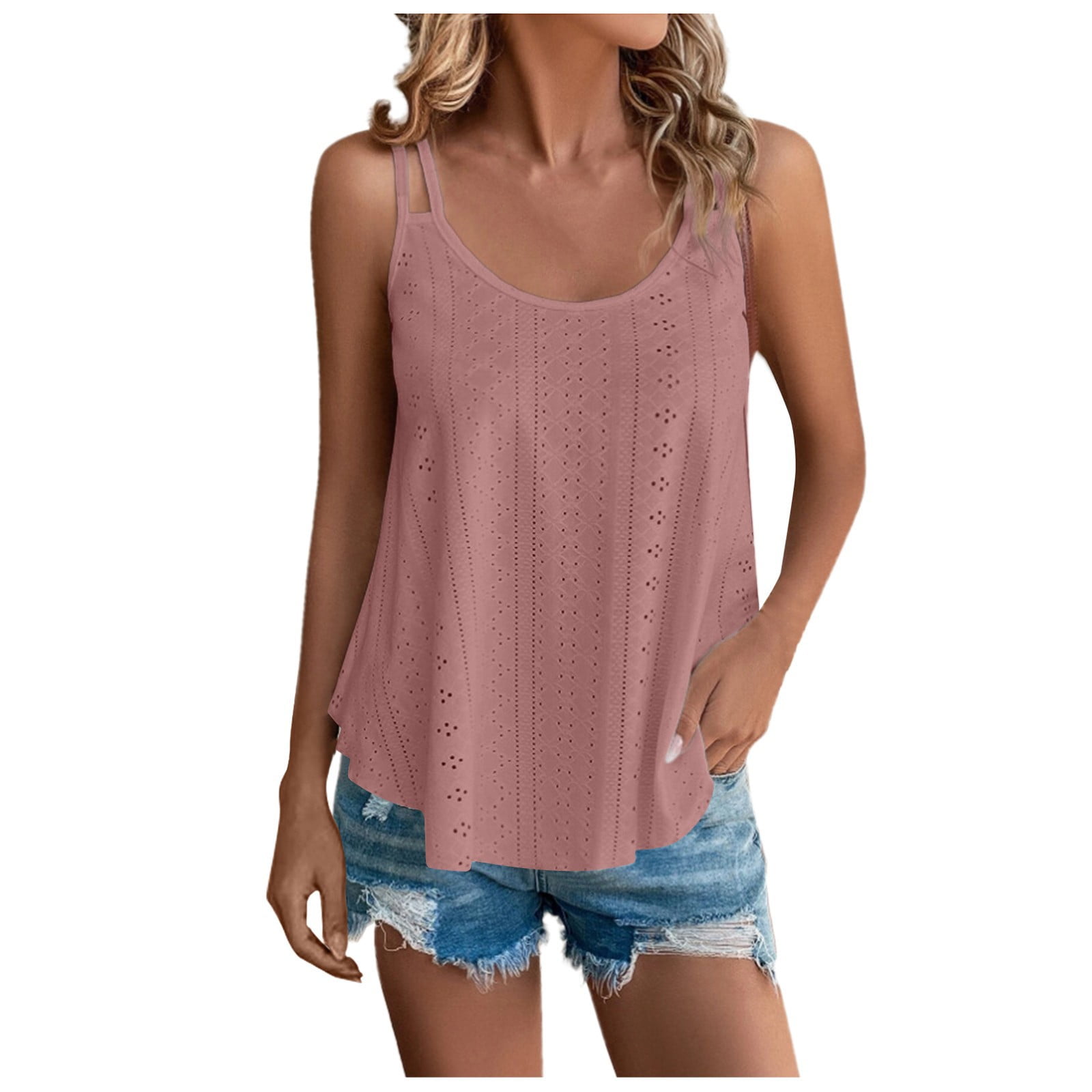 Dndkilg Womens Dressy Tank Tops Sleeveless Strappy Business Casual