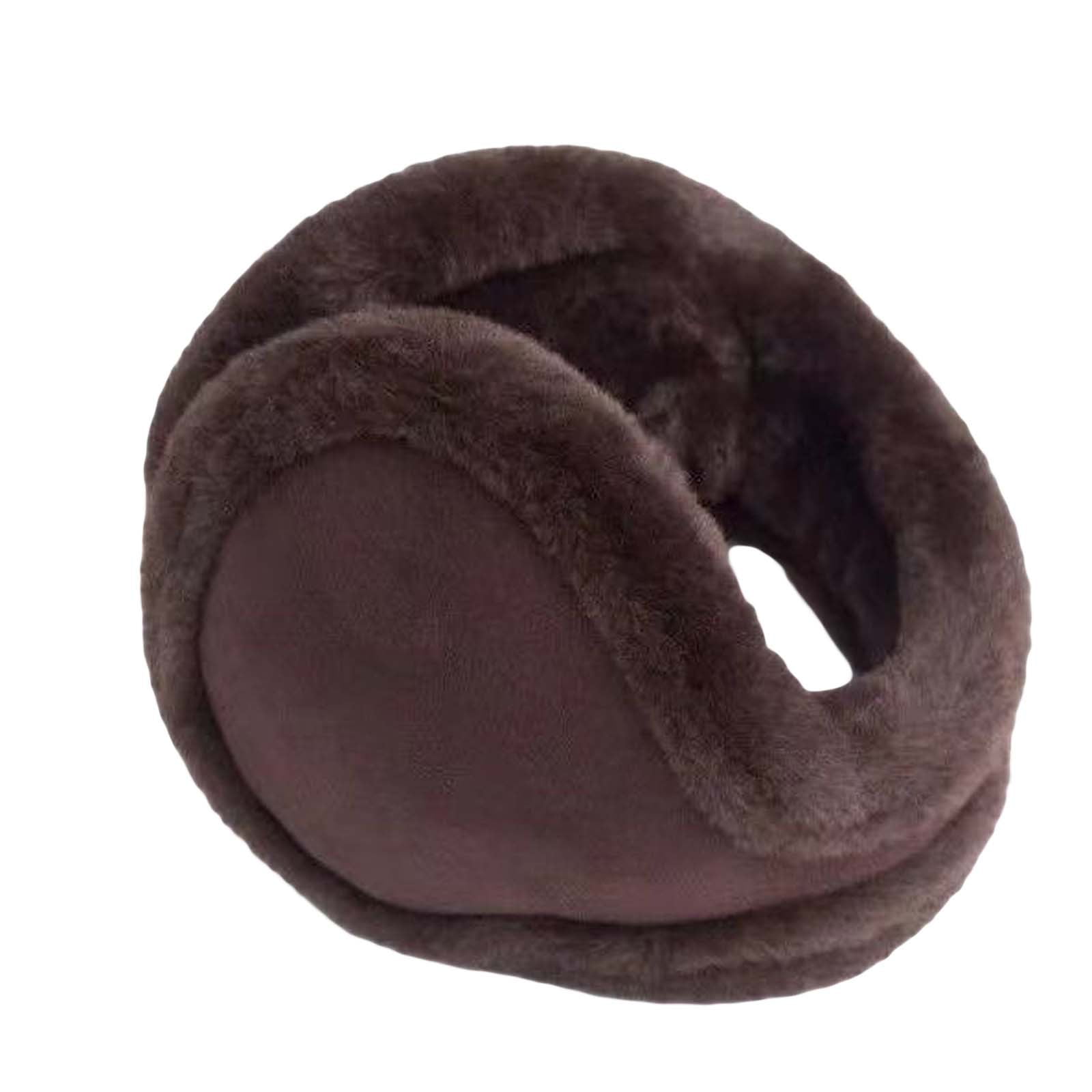 Dndkilg Womens Mens Snow Bike Riding Earmuffs Compact Foldable Back