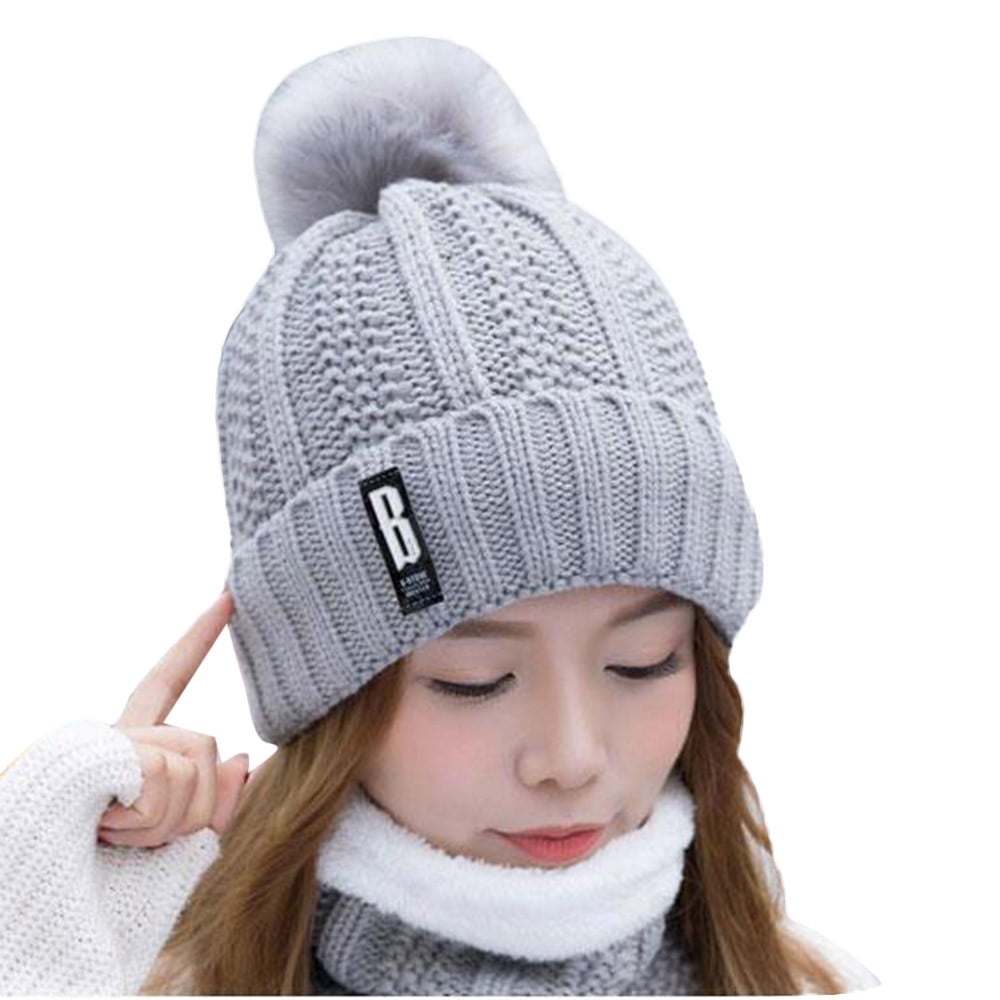 Dndkilg Womens Neck Gaiter Scarves Cold Weather Dressy Fleece Faux Fur