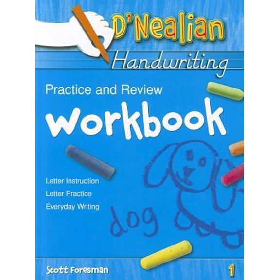 Pre-Owned Dnealian Handwriting 1993 Practice and Review Workbook Grade 1 (Paperback) 067357637X 9780673576378