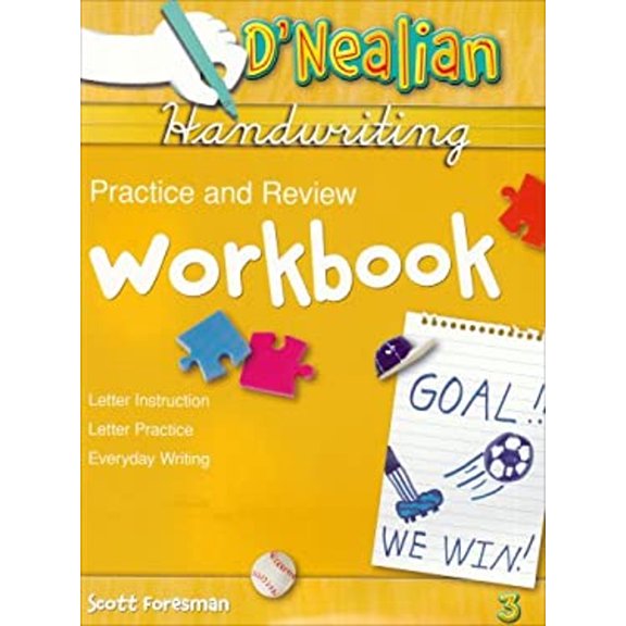 Pre-Owned Dnealian Handwriting 1993 Practice and Review Workbook Grade 3 (Paperback) 0673576396 9780673576392