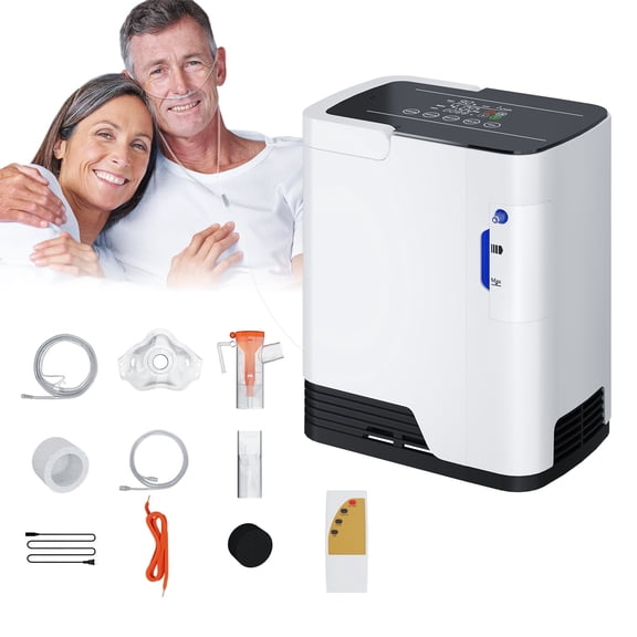 DnnDmn Portable 1JG Adjustable Generator- oxyegen-Tube Concentrator de Replacement Batteryy Quiet for Travel Home use N81