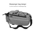 thumbnail image 1 of Dnogom 10L Large Capacity Bike Back Seat Bag Bicycle Accessories, Water-Resistant Polyester Rear Shelf Organize Bag for Long Distance Cycling & Tool Storage(Gray), 1 of 8