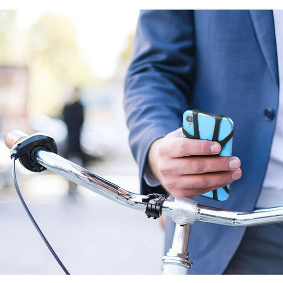 Dnogom 360° Rotation Bike Phone Holder Mount,Detachable Universal Handlebar Holder for 4.0"-6.5" Smartphones