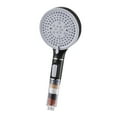 thumbnail image 1 of Dnogom 5-Mode High Pressure Filtered Handheld Shower Head,Good for Hair & Skin,11.4" Hard Water Purifying Multi-Function Shower Nozzle for Home/Gym/Hotel, 1 of 7