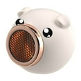 thumbnail image 1 of Dnogom Cute Pig Portable Space Heater 500W,2-Gear Setting,Intelligent Wide Heating Ceramic Electric Heater Hot Fan for Winter Home Dorm Office, 1 of 8