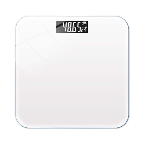 Dnogom Digital Bathroom Body Weight Scale,Temp Display USB-Rechargeable High-Precision Health Scale for Fitness Tracking