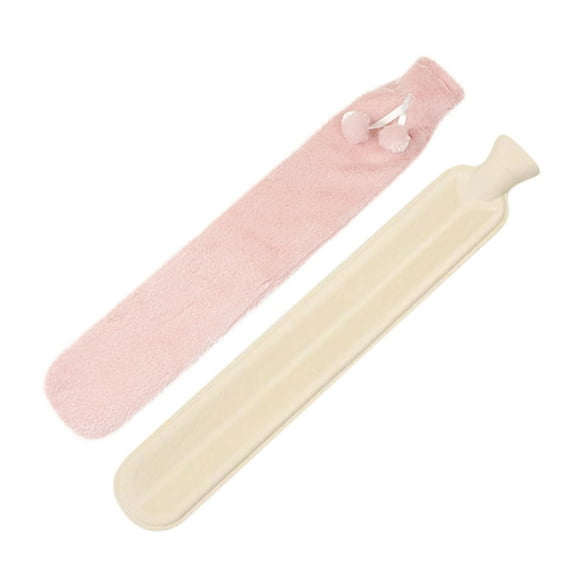 Dnogom Extended Long Strip Hot Water Bag Warmer with Protective Cover,Leak-Proof Thermoplastic Warm Foot/Body Heater Ideal Gift for Girlfriend Mom Father