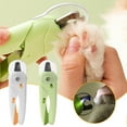 thumbnail image 1 of Dnogom Pets Nail Clippers with LED Lighting & Nail Sharpener,Sharp & Safe Stainless Steel Fingernail & Toenail Cutter Trimmers,Grooming Tool for Dog Cat Pet, 1 of 8