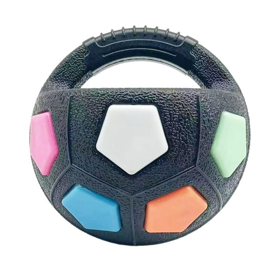 Dnogom Squeaky Floating Dog Football Toy, Durable Rubber Interactive Training Ball for Water & Outdoor Play