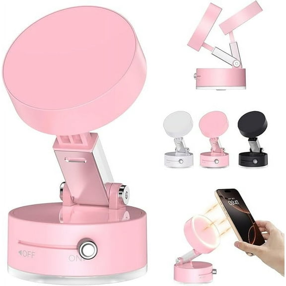 DnxnIaIfy Cell Phone Holder Vacuum Magnetic Adsorption for Mount Convenient Folding Suction Cup Household Lazy Holder for Multi-Purpose Scenes