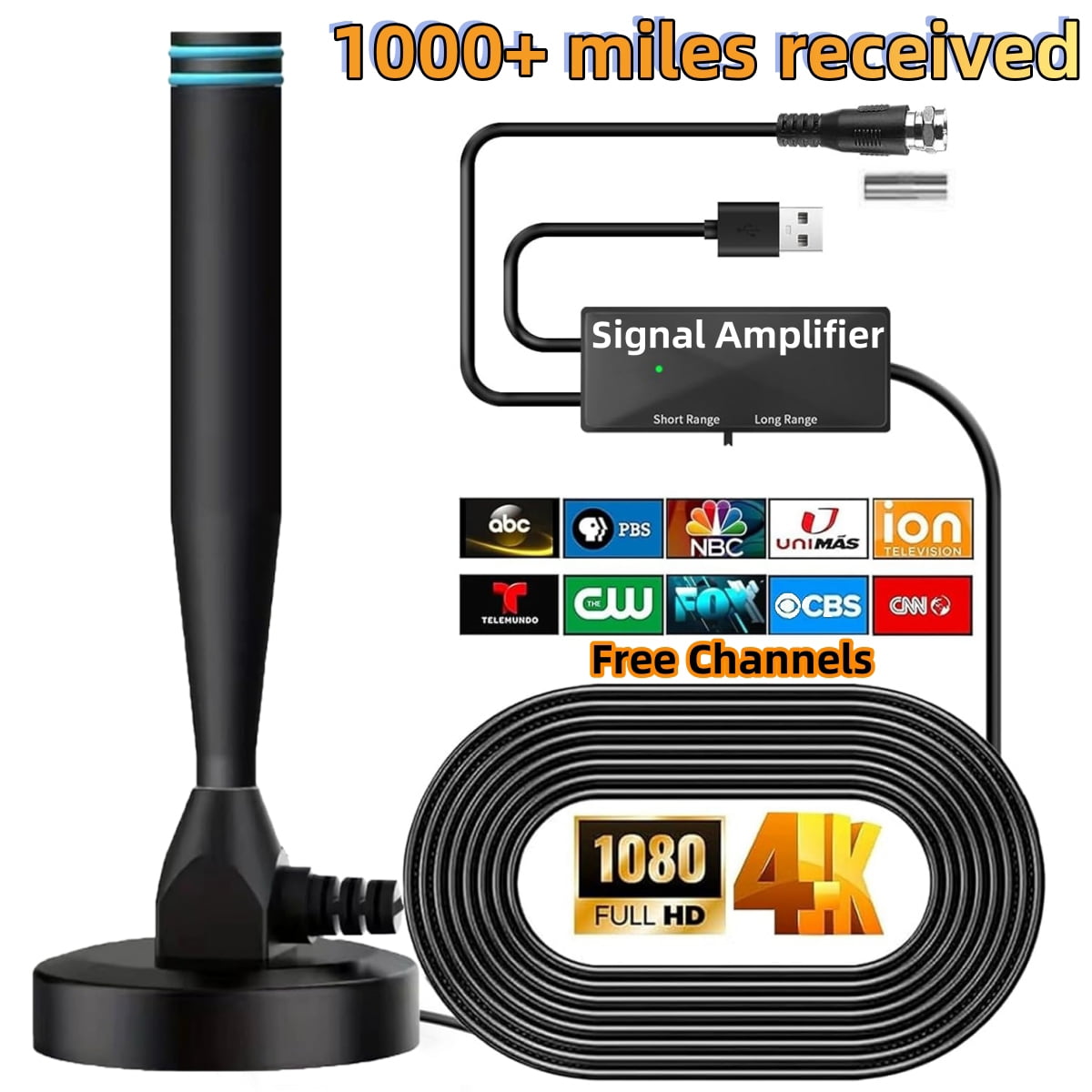 DnxnIaIfy HD TV Antennas Indoor Amplified TV Antennas tv antennas for free channels