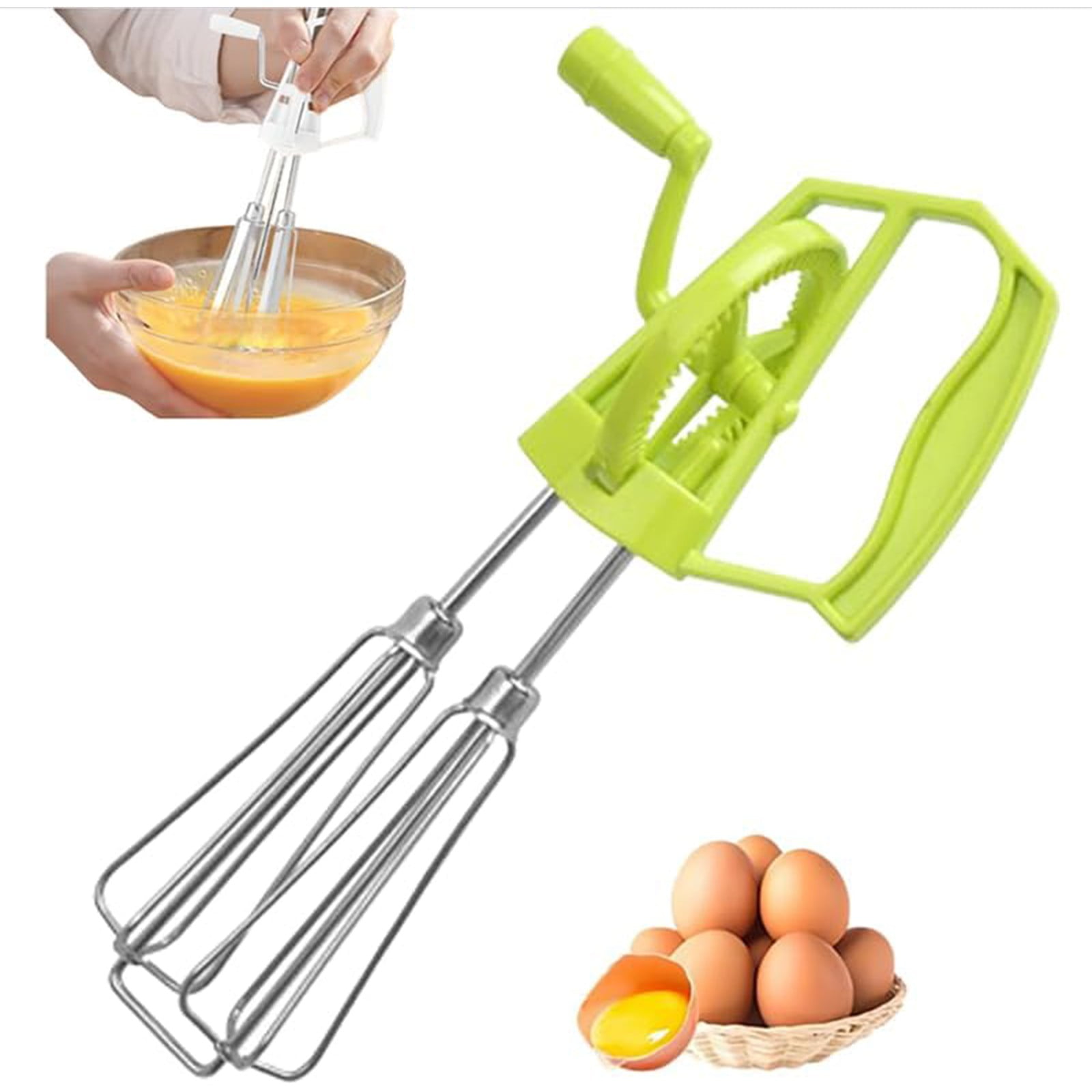 Dnyelq Big Sale! Mixer Tool ElectricStainless Steel Hand Whip Whisk