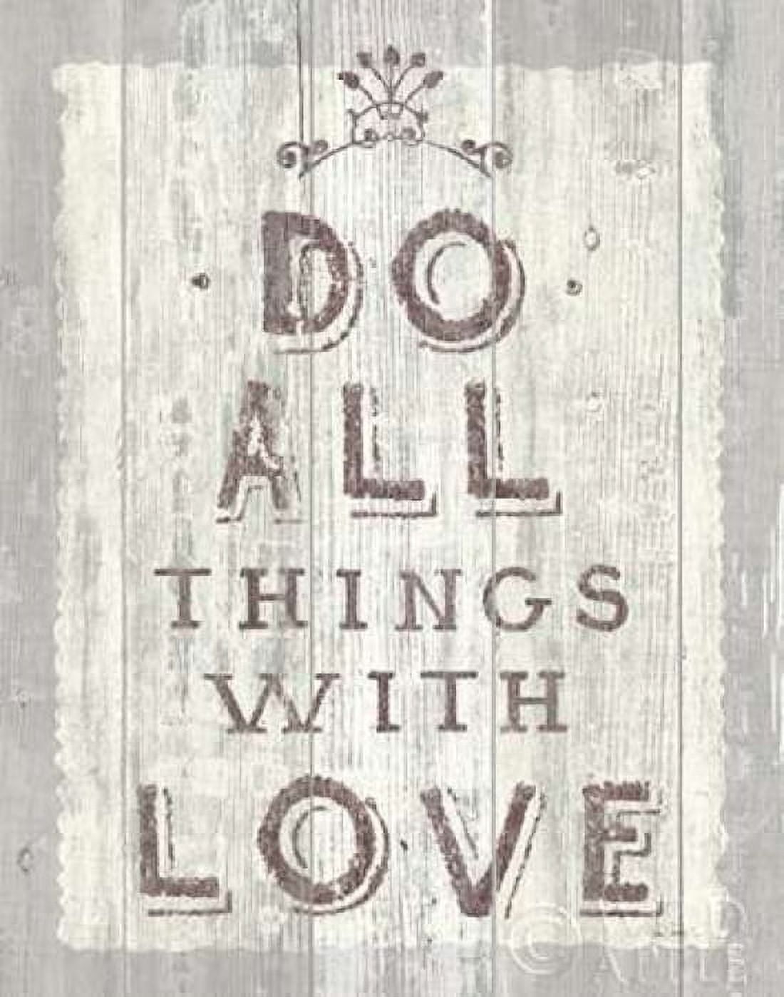 Do All Things Driftwood Canvas Art - Sue Schlabach (22 x 28)