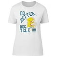 thumbnail image 1 of Do Better, Recycle Can T-Shirt Women -Image by Shutterstock, Female x-Large, 1 of 4