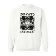 thumbnail image 1 of Do Cats Eat Bats? Design Sweatshirt Men -Image by Shutterstock, Male 4X-Large, 1 of 4