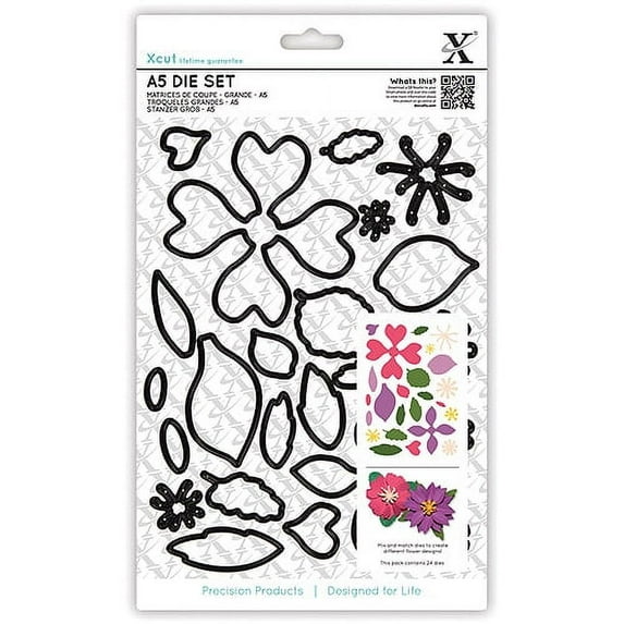Do Crafts Xcut A5 Die Set, Flowers