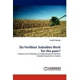 thumbnail image 1 of Do Fertiliser Subsidies Work for the poor? (Paperback), 1 of 1
