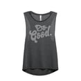 thumbnail image 1 of Do Good Women's Fashion Sleeveless Muscle Workout Yoga Tank Top Charcoal Grey Medium, 1 of 3