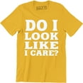 thumbnail image 1 of Do I Look Like I Care - Funny Sarcastic Rude Attitude Men's T-Shirt, 1 of 4
