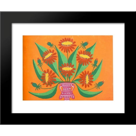 Do I Love Orchards, Do I Love Forests 20x24 Framed Art Print by Primachenko, ...