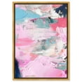 thumbnail image 1 of Do It All In Color Retro Modern Abstract Canvas Wall Art by Art Remedy, Gold Floater Frame, 20"x30", 1 of 7