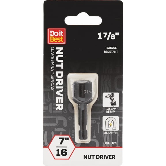 Do Power Tool - Do It Best Magnetic Impact Nut Driver - Pack of 4 Professional & DIY Use, Standard Battery Platform